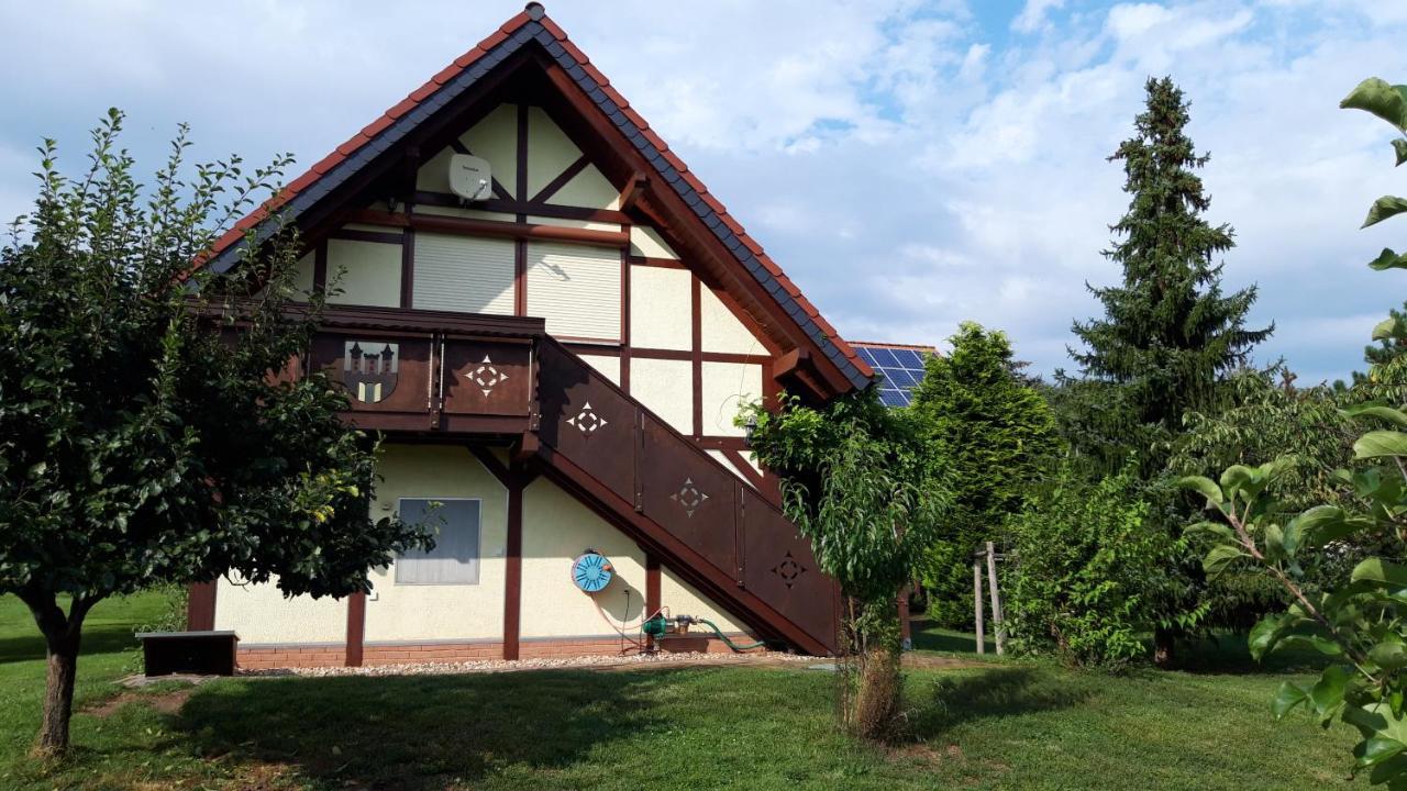 Ferienwohnung Zur Saaleaue Wettin 外观 照片